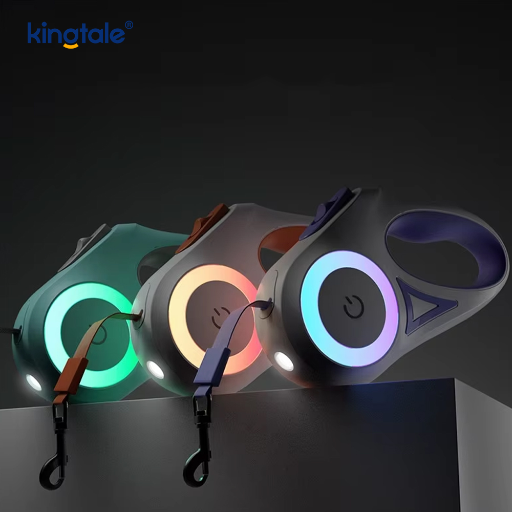 Automata behúzható póráz LED-del
