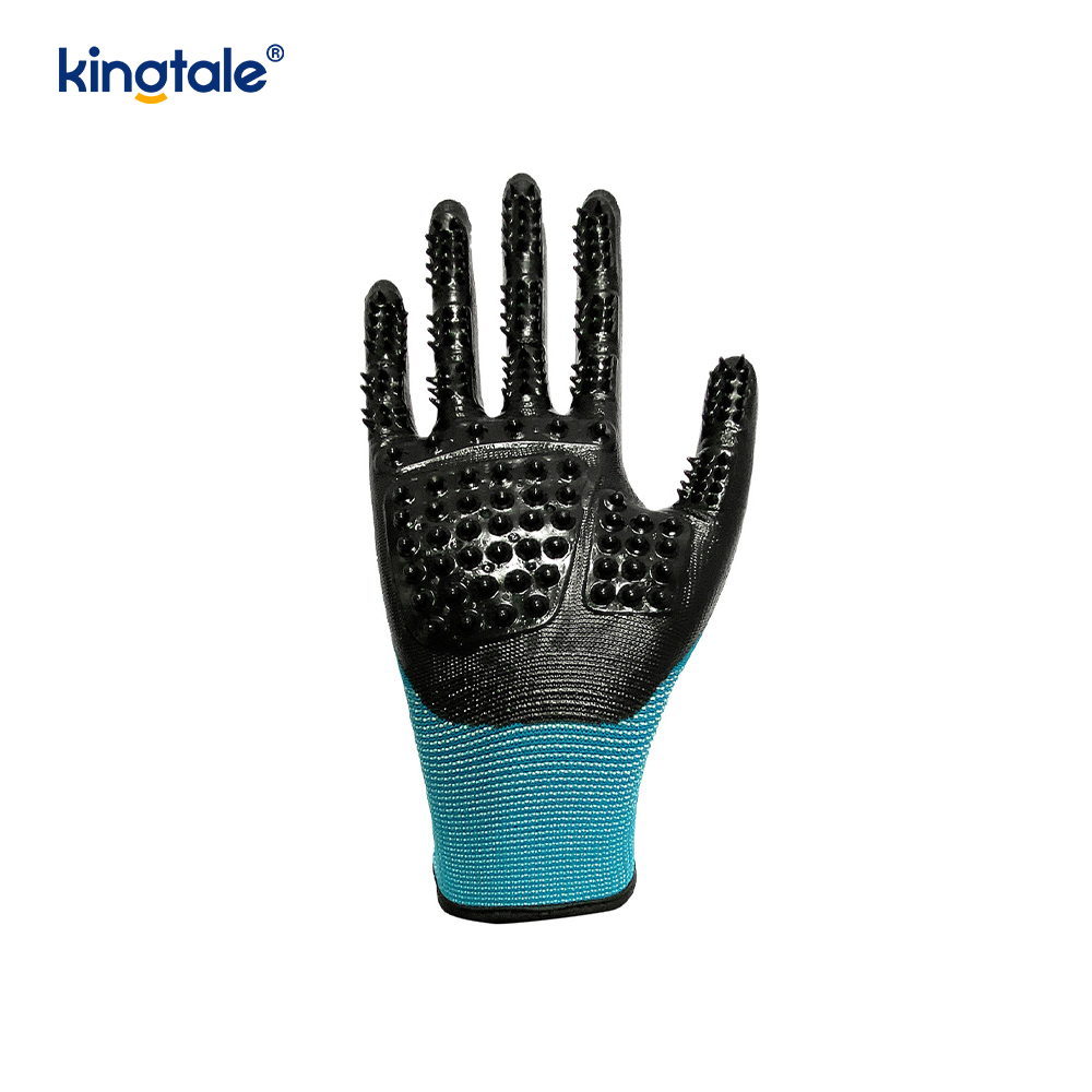 Kisállatszőreltávolító kesztyű Gyengéd kisállatápoló kesztyűkefe Deshedding Glove