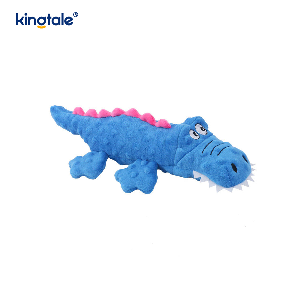 Pet Squeak krokodil plüss játék fogak tisztításához