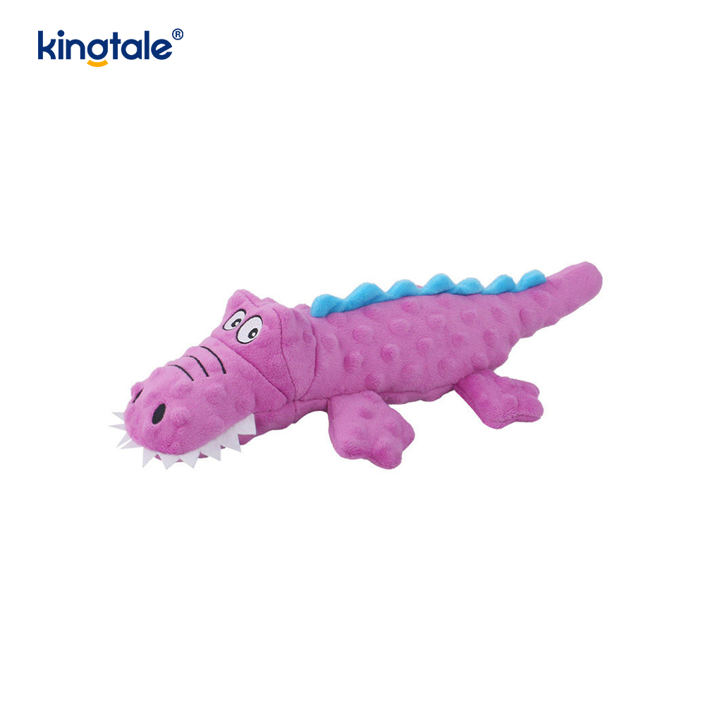 Pet Squeak krokodil plüss játék fogak tisztításához