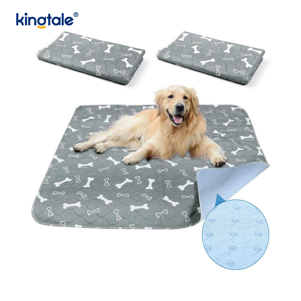 Kisállat cserélő szőnyeg Újrahasználható kutyaszőnyeg padlóhoz csúszásmentes, mosható pisipárna kutyák számára