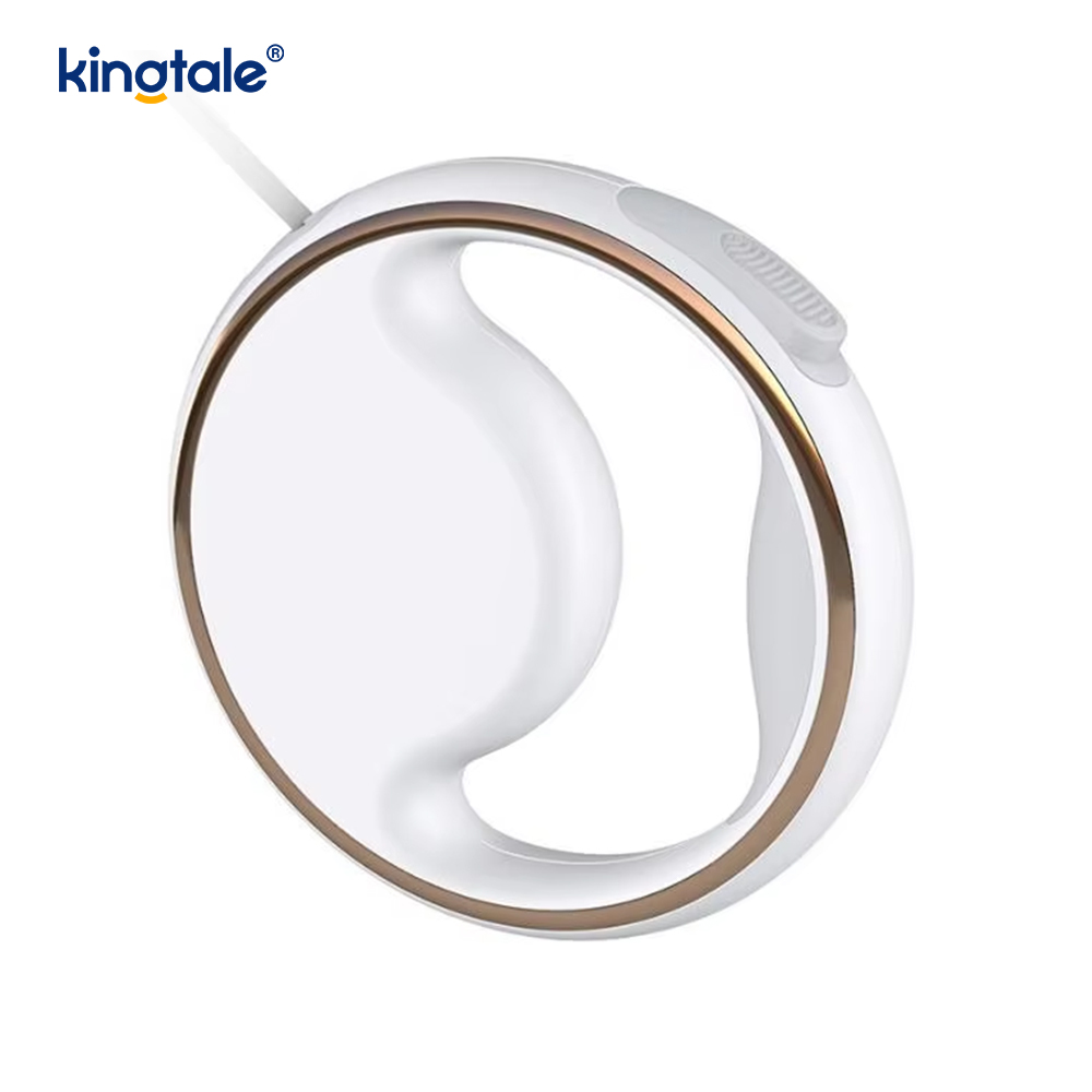 Egyszerű, modern LED világítású, automatikus visszahúzható nylon nyakörv póráz