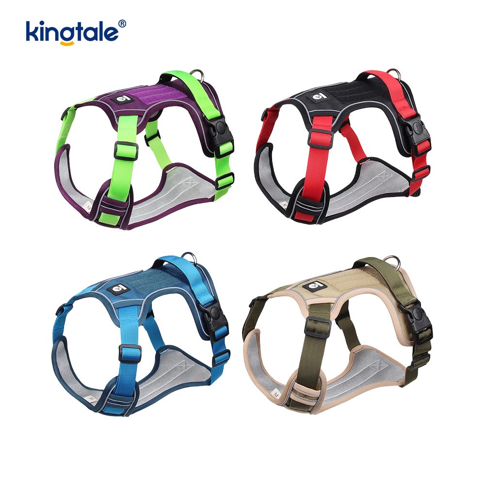 Nylon szegecs, fényvisszaverő, állítható, lélegző, sport kutyahám