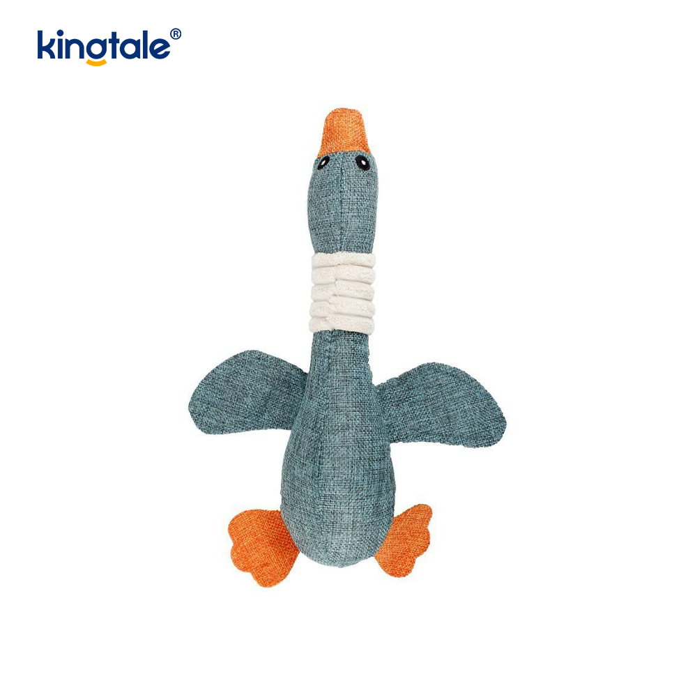 Liba formájú nyikorgó plüss kisállatjáték