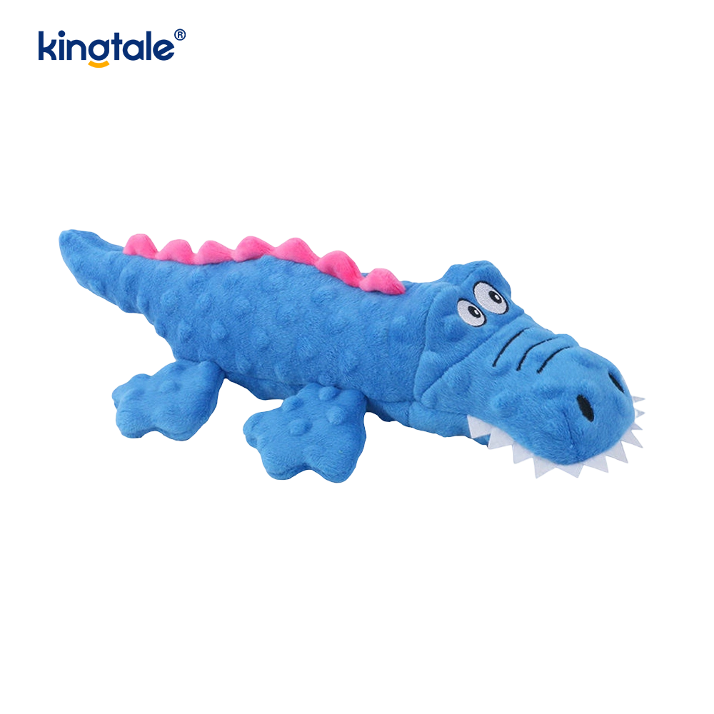 Crocodile Voice Plüss rágójáték kutyának