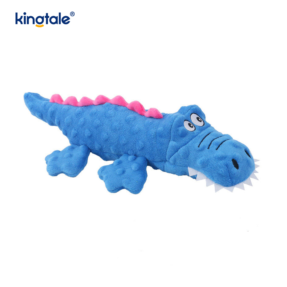 Crocodile Voice Plüss rágójáték kutyának