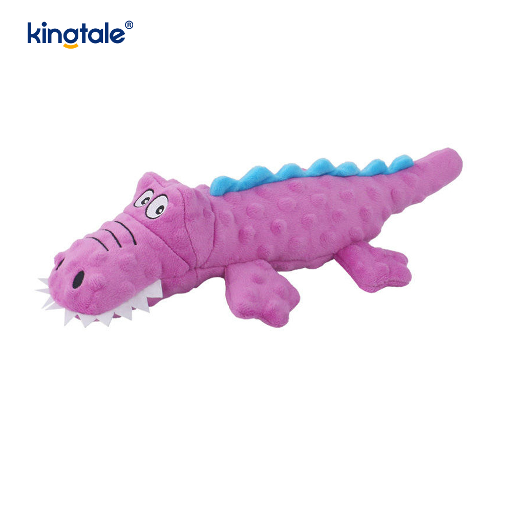 Crocodile Voice Plüss rágójáték kutyának