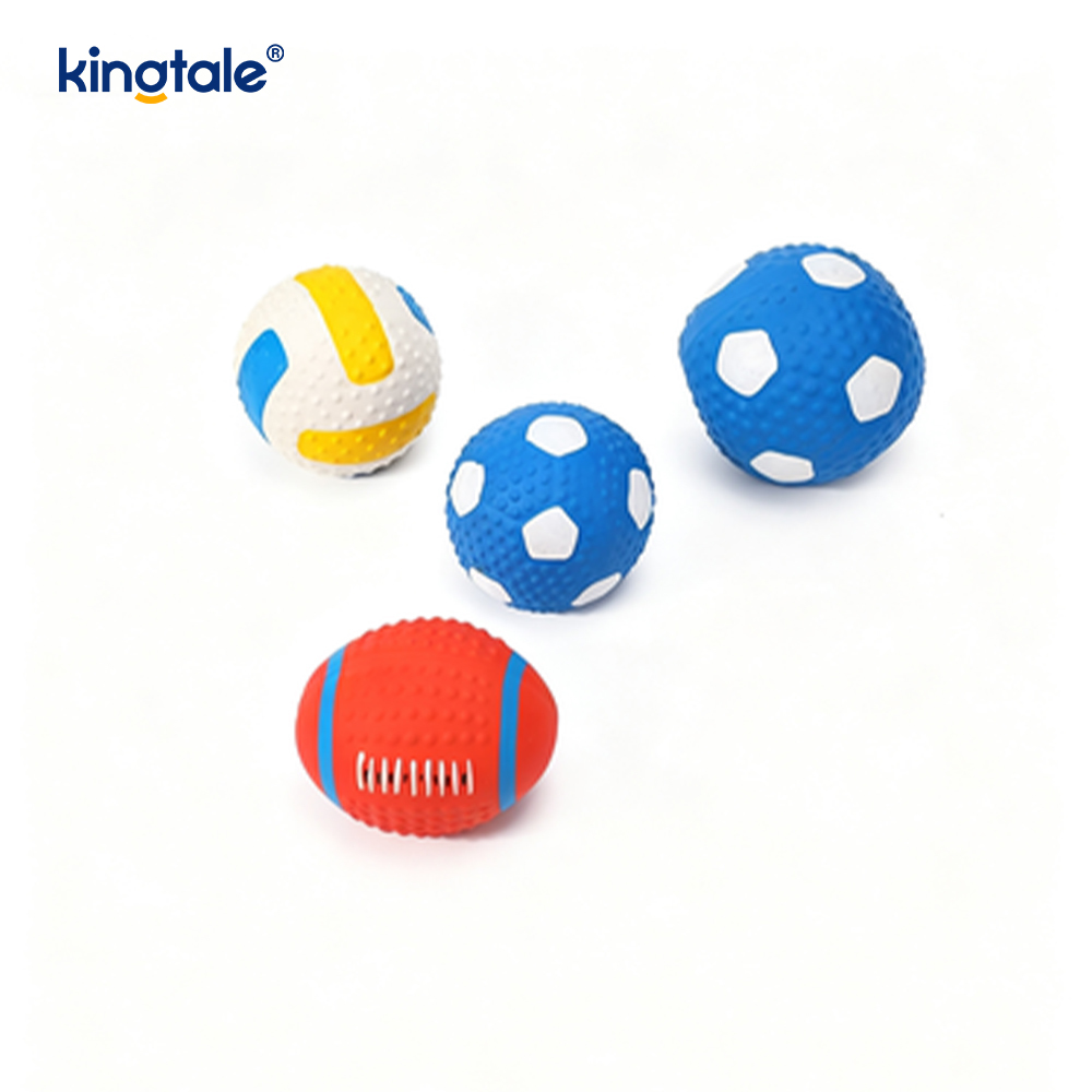 Latex nyikorgó kisállatjátékok (futball, foci, röplabda)