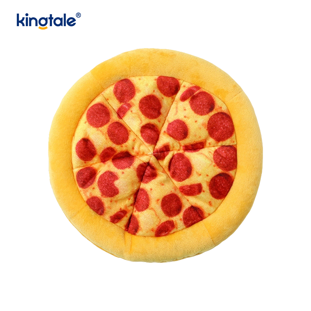 Vicces nyikorgó rágójátékok háziállatok számára – pizza és fánk